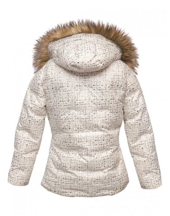 Girls Jacket Quilted Magic White